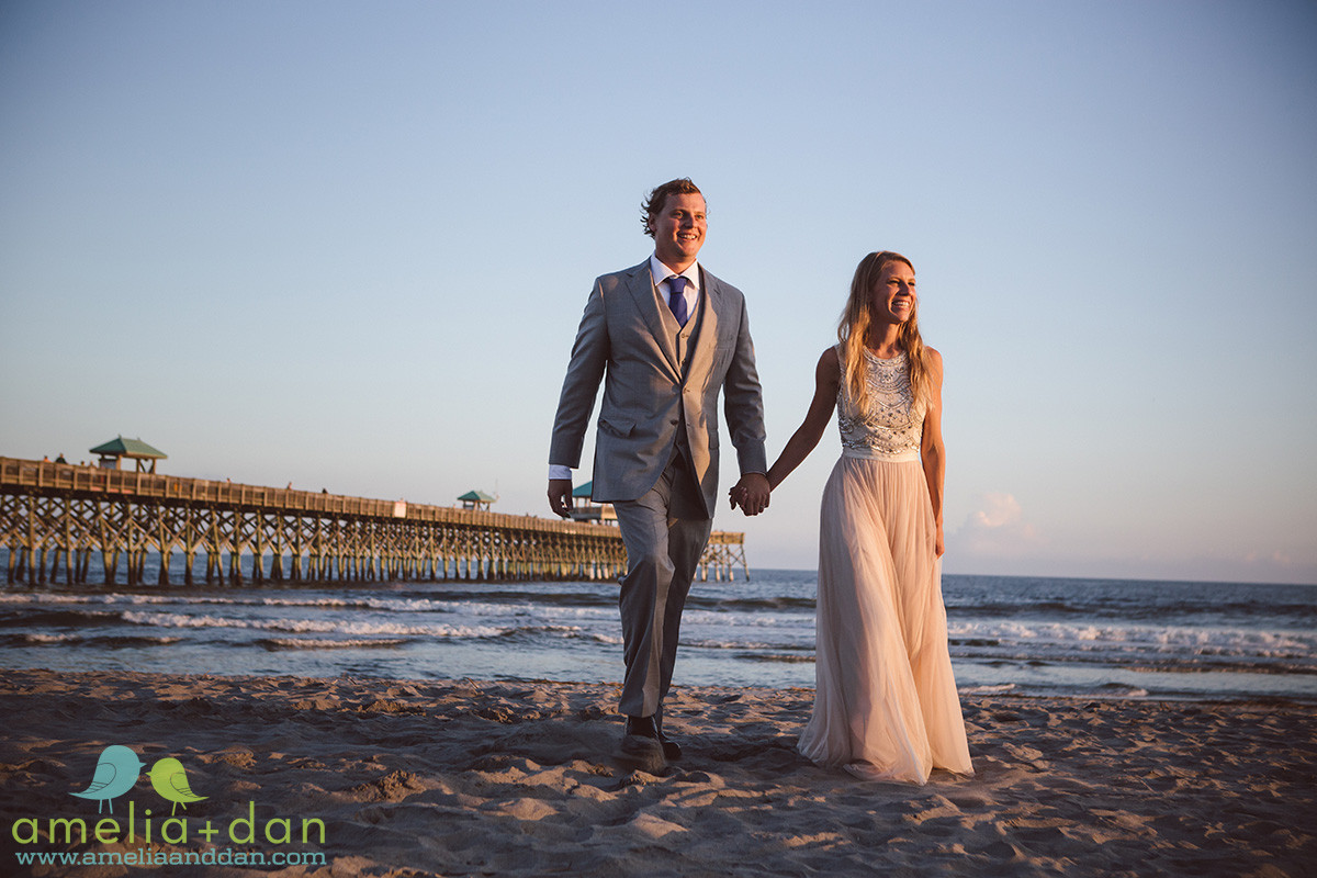 Charleston Beach Wedding
 Folly Beach Wedding