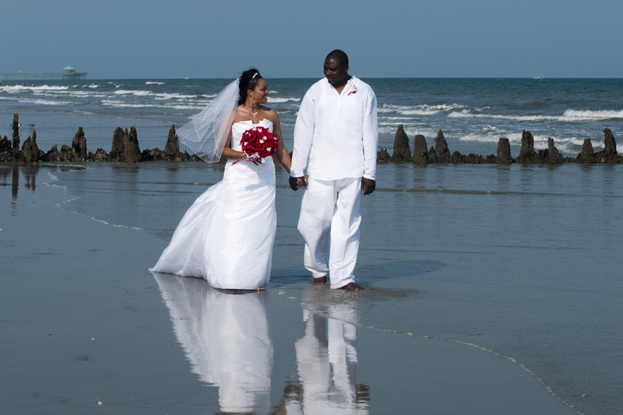 Charleston Beach Wedding
 Folly Beach Wedding graphy Pelican Watch Shelter