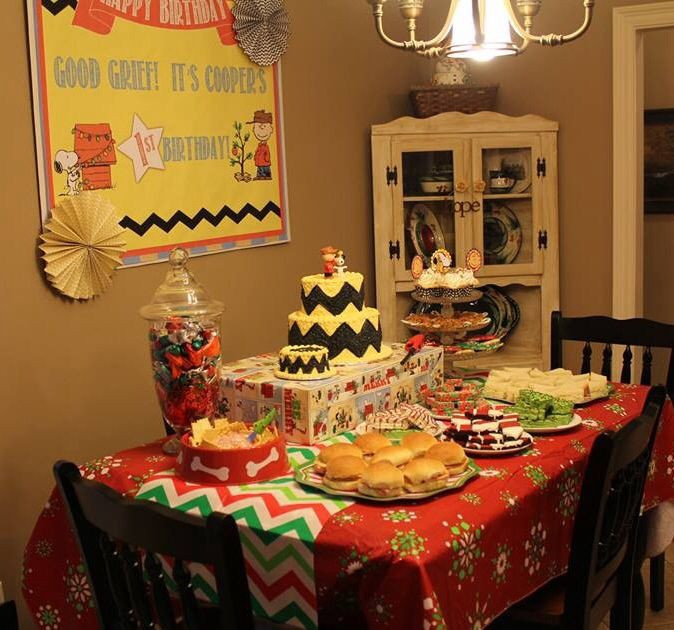 Charlie Brown Christmas Party Ideas
 Charlie Brown birthday party Christmas