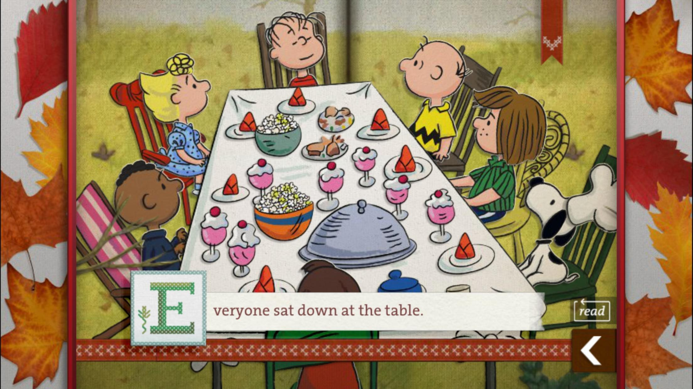 Charlie Brown Thanksgiving Table
 A Charlie Brown Thanksgiving Peanuts Read & Play for