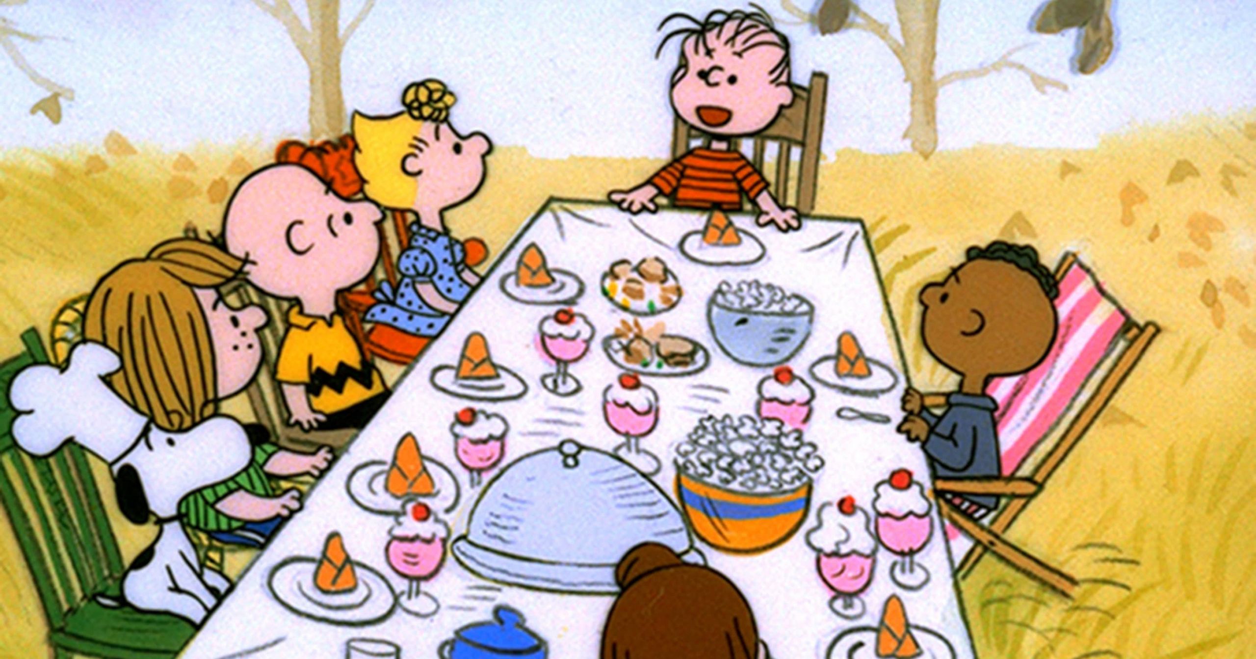 Charlie Brown Thanksgiving Table
 Racist Scene in Charlie Brown Thanksgiving Upsets The