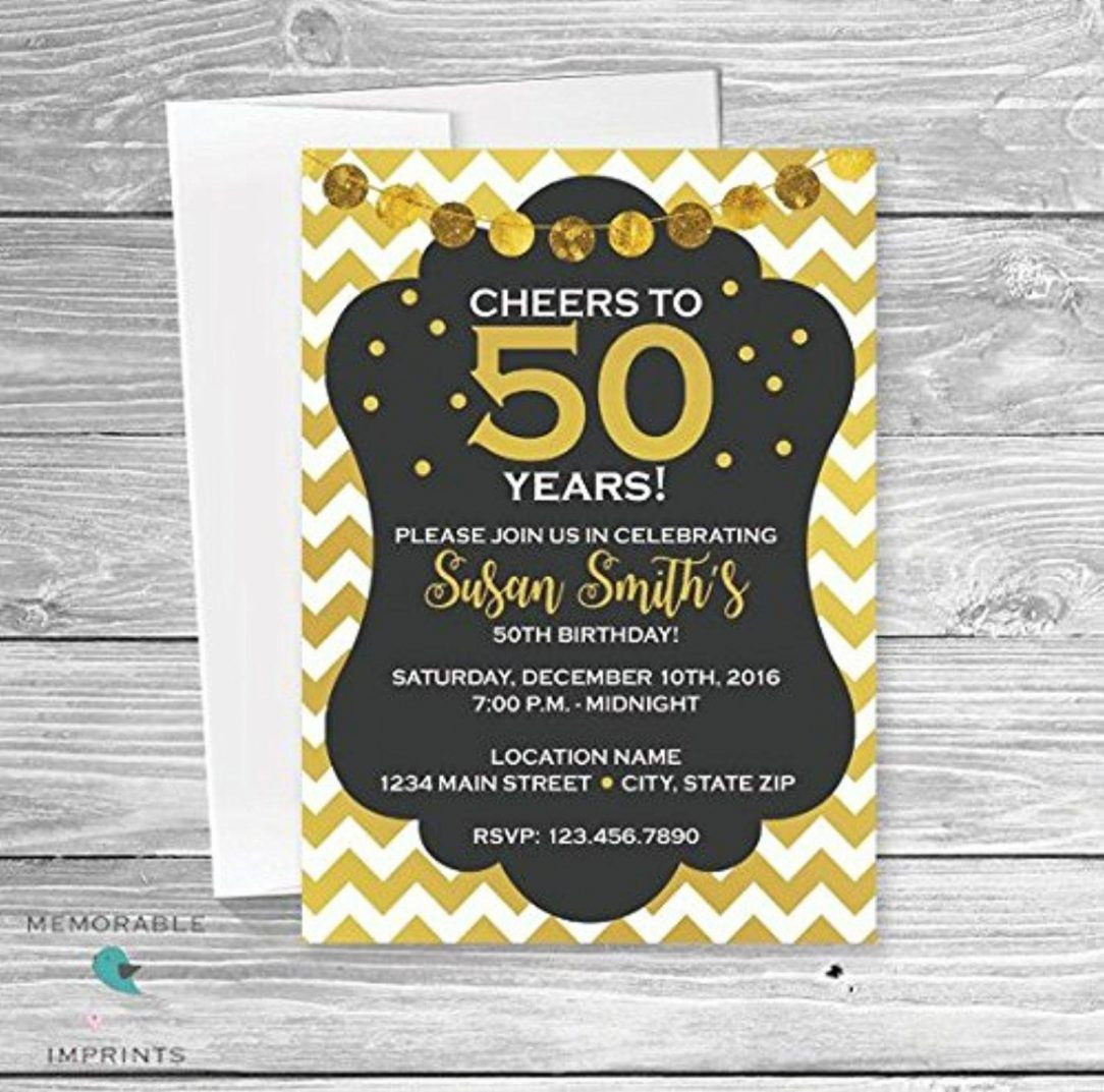 Cheap 50th Birthday Invitations
 50th birthday invitations for her cheap wording text