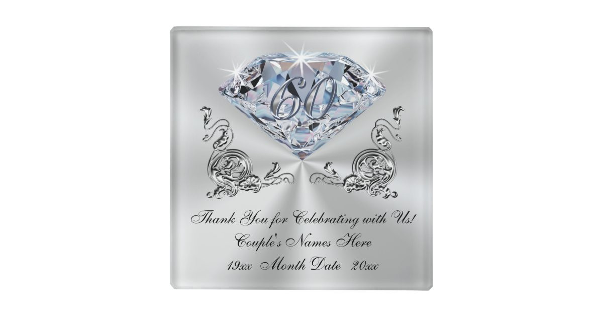 Cheap Anniversary Gift Ideas
 Inexpensive Diamond Wedding Anniversary Gift Ideas Glass