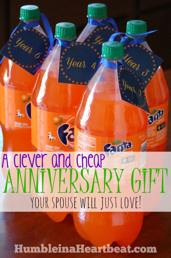 Cheap Anniversary Gift Ideas
 Clever and Cheap Anniversary Gift Idea