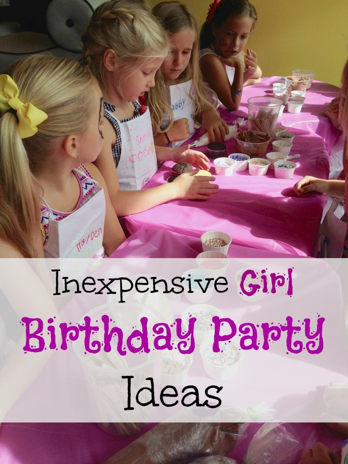 Cheap Birthday Party
 Cheap Girl Birthday Party Ideas · The Typical Mom