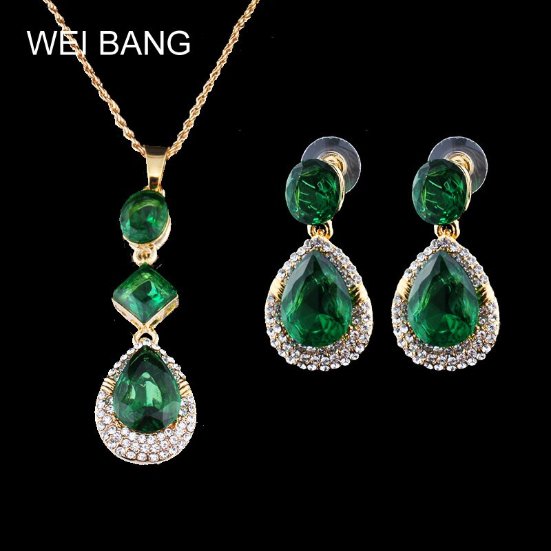 Cheap Bridal Jewelry Sets
 African Bridal Jewelry Sets Vintage Cheap Fashion Green