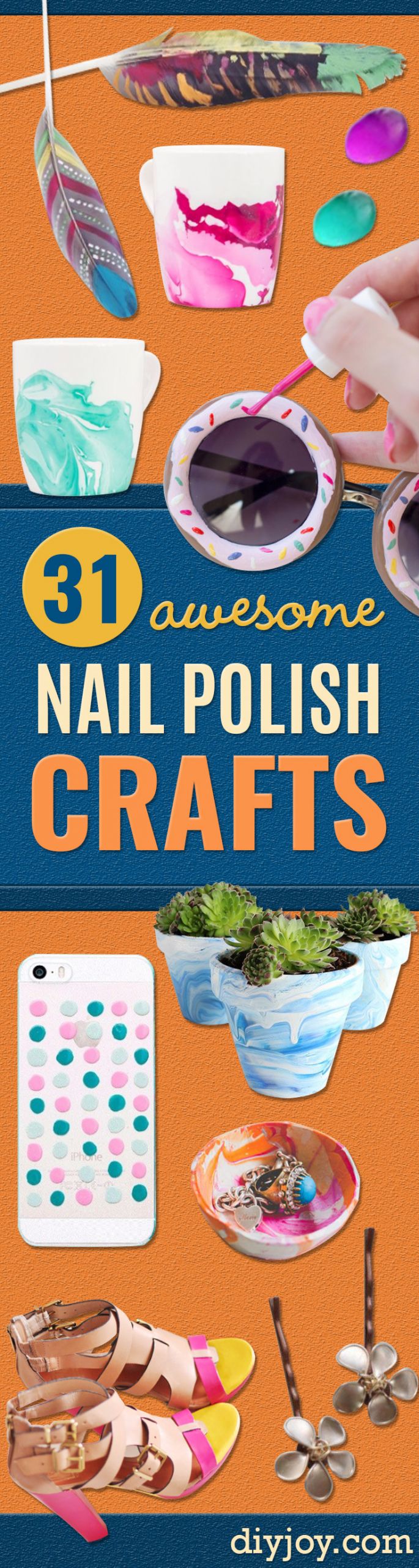 Cheap Crafts For Adults
 31 Creative Nail Polish Crafts