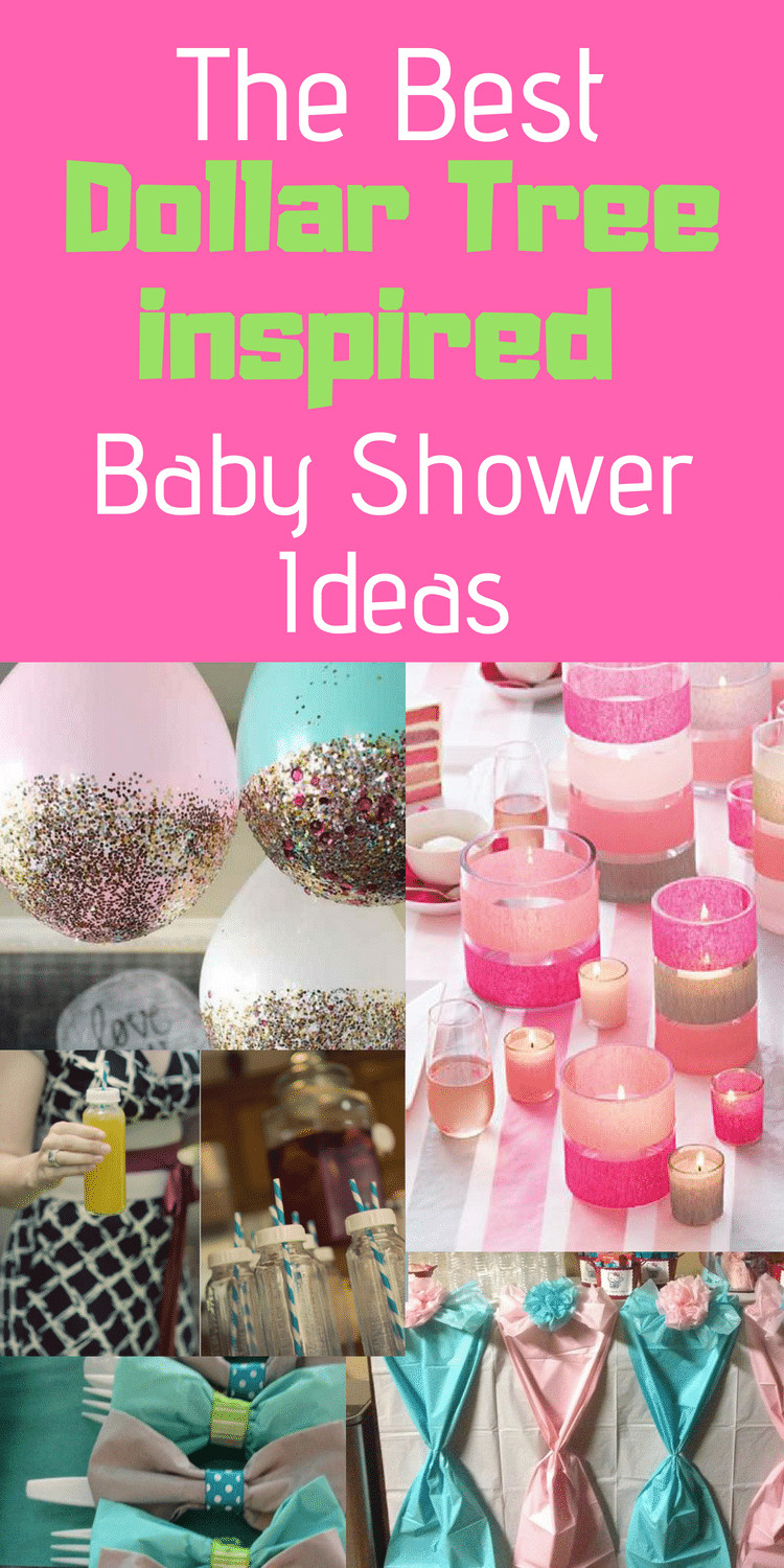 Cheap DIY Baby Shower Decorations
 The Best Dollar Tree Baby Shower Ideas Clarks Condensed