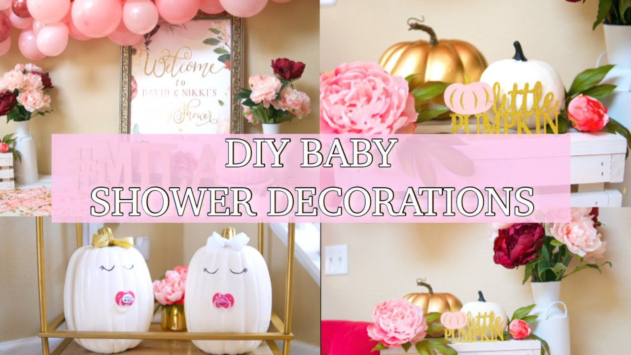 Cheap DIY Baby Shower Decorations
 CHEAP & EASY DIY BABY SHOWER DECORATIONS