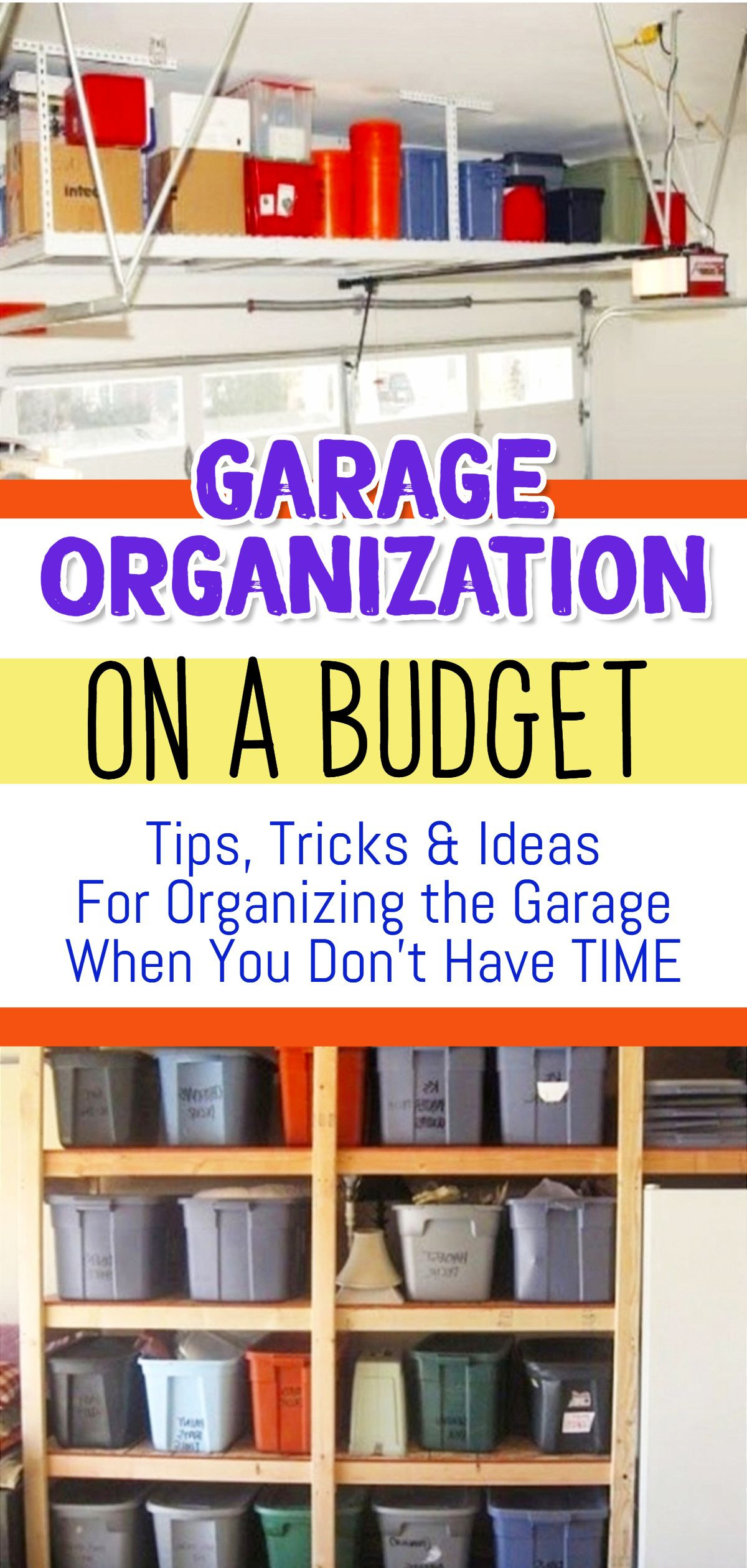 Cheap DIY Garage Organization
 Garage Organization 5 Quick and Cheap Garage Organizing