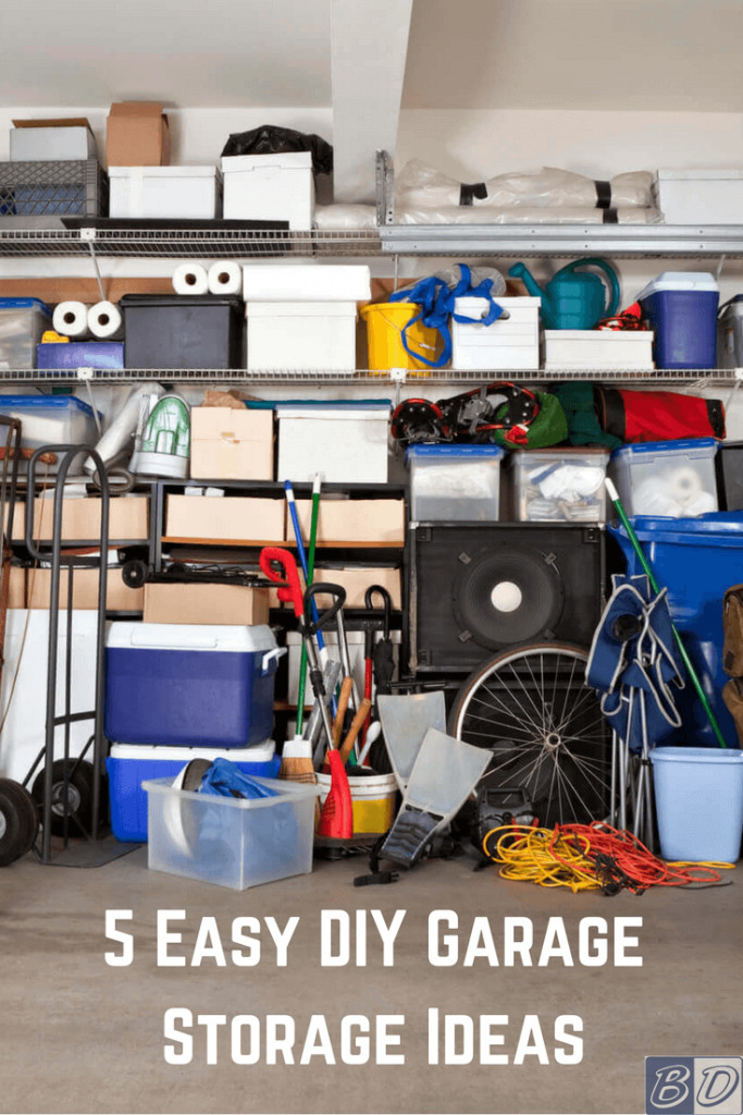 Cheap DIY Garage Organization
 5 Easy DIY Garage Storage Ideas