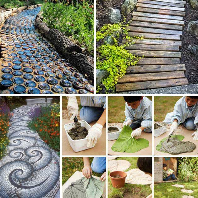 Cheap DIY Outdoor Projects
 25 Lovely DIY Garden Pathway Ideas