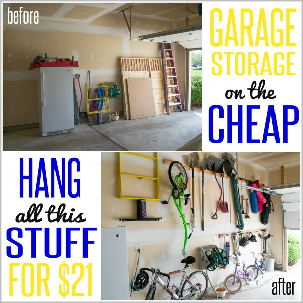 Cheap Garage Organization
 How to Hang Stuff in your Garage ON THE CHEAP
