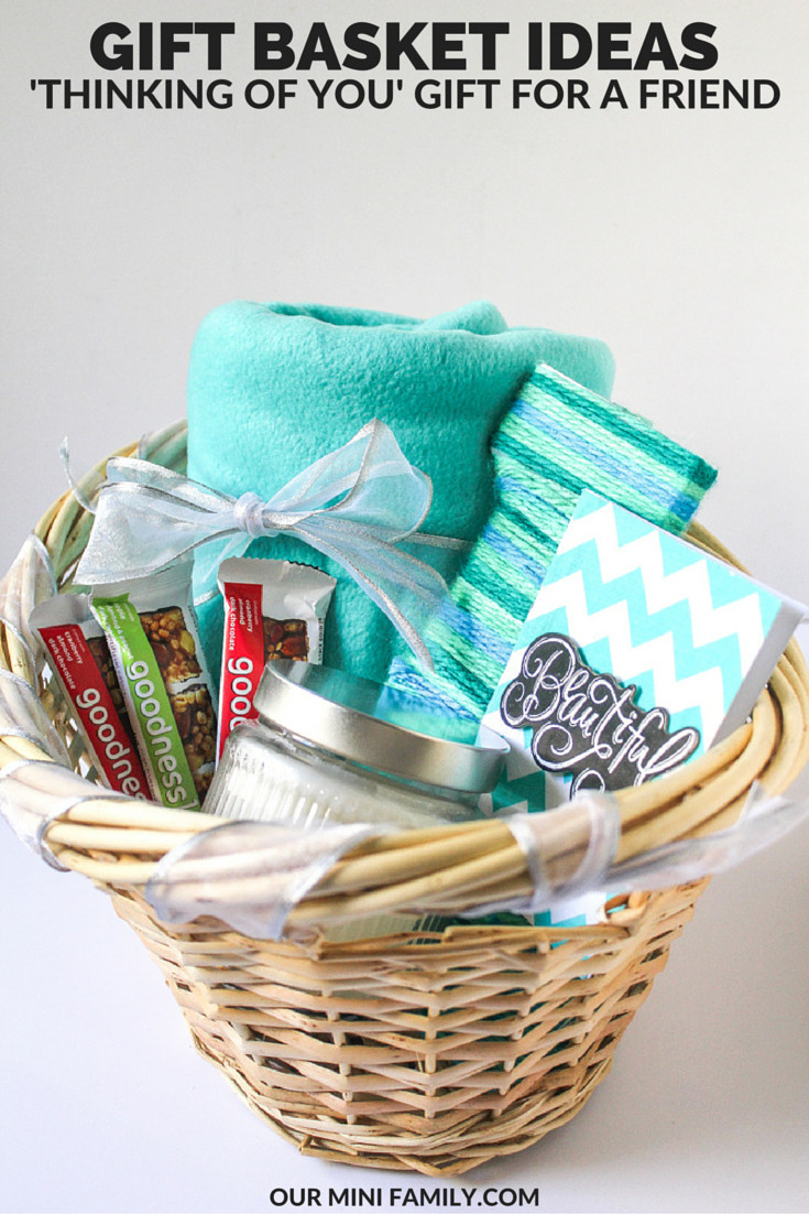 Cheap Homemade Gift Basket Ideas
 Thinking of You Gift Basket