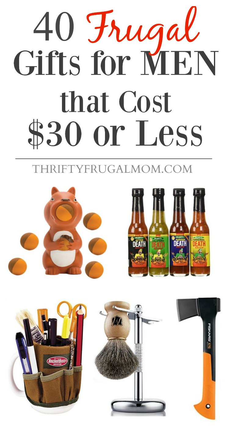 Cheap Valentine Gift Ideas For Men
 40 Frugal Gifts for Men that Cost $30 or Less