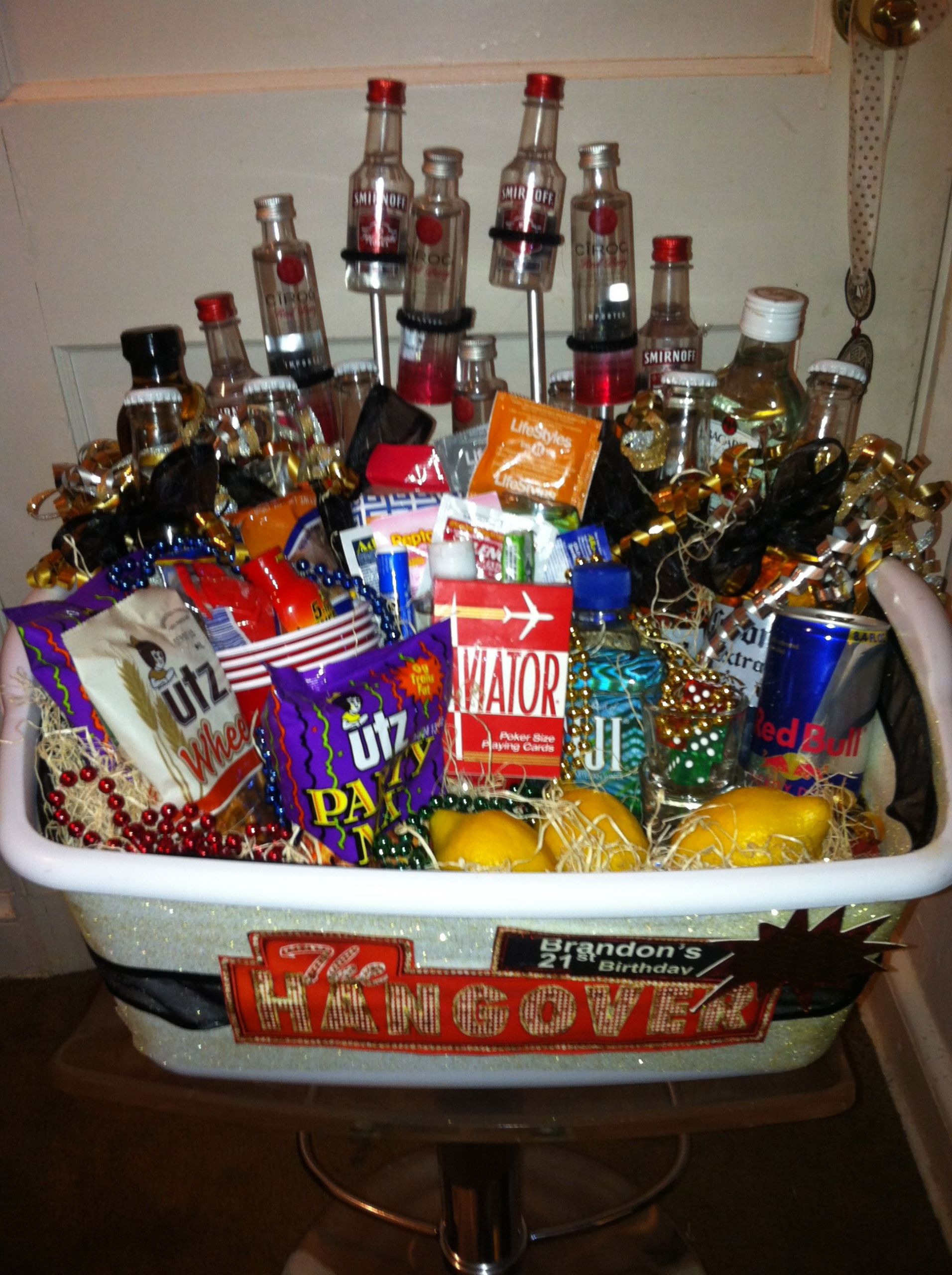 Cheap Valentine Gift Ideas Men
 Epic 21st birthday t basket