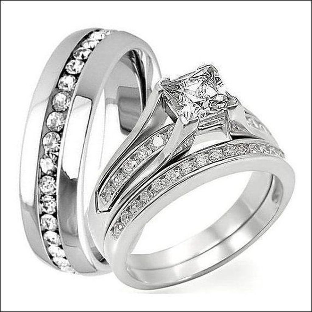 Cheap Wedding Ring Sets For Bride And Groom
 46 Creative Wedding Ring Sets Ideas For Bride And Groom
