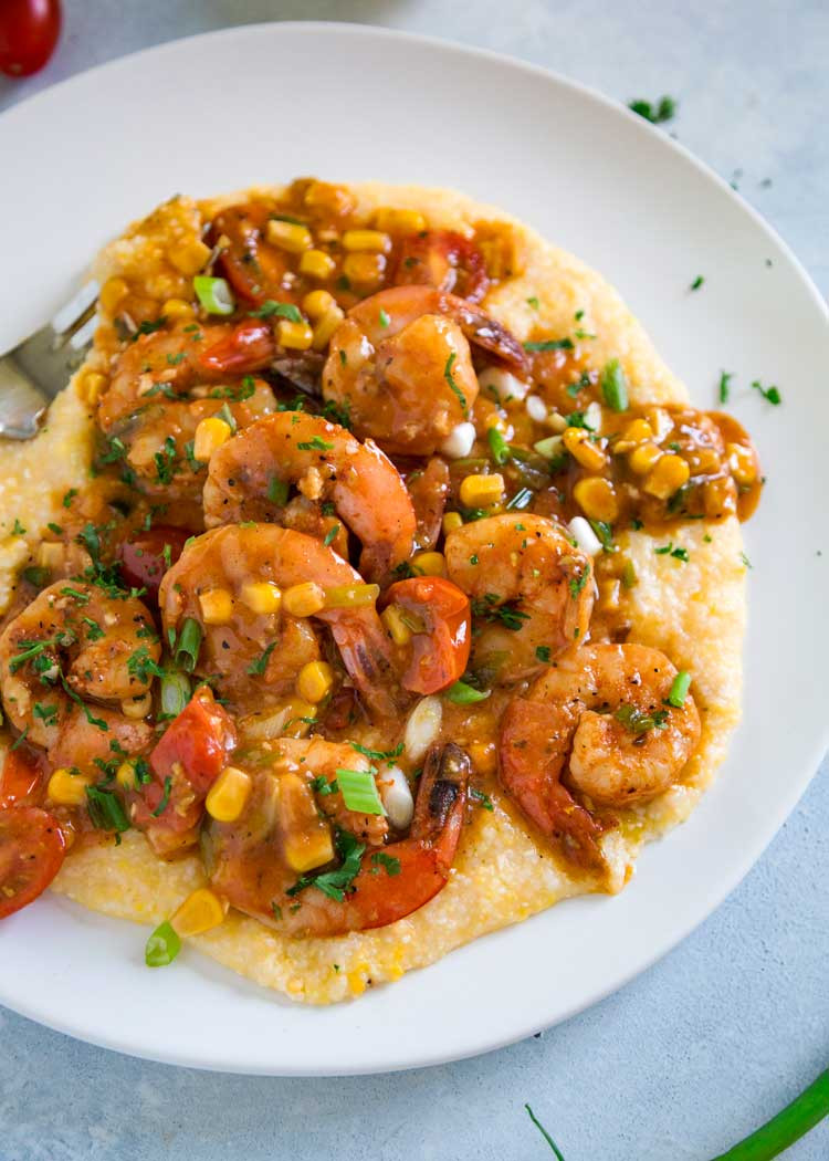 Cheese Grits And Shrimp
 Creole Shrimp and Grits Kevin Is Cooking