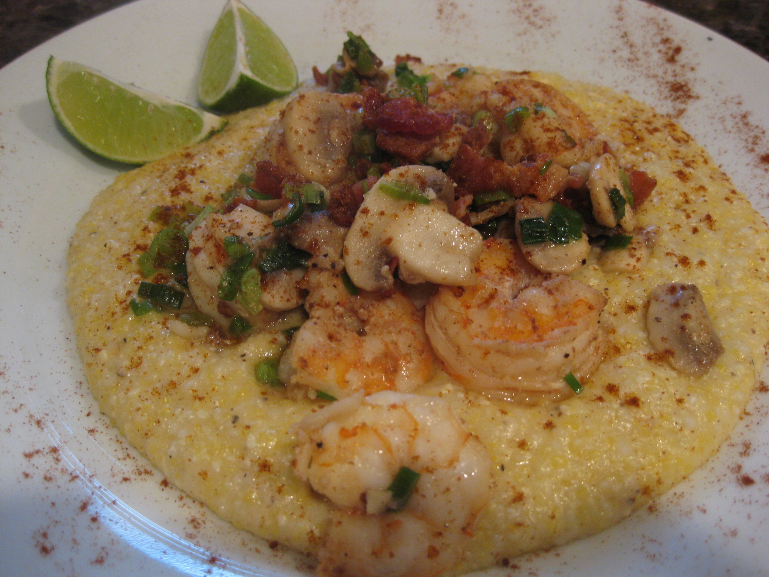Cheese Grits And Shrimp
 Shrimp and Cheese Grits
