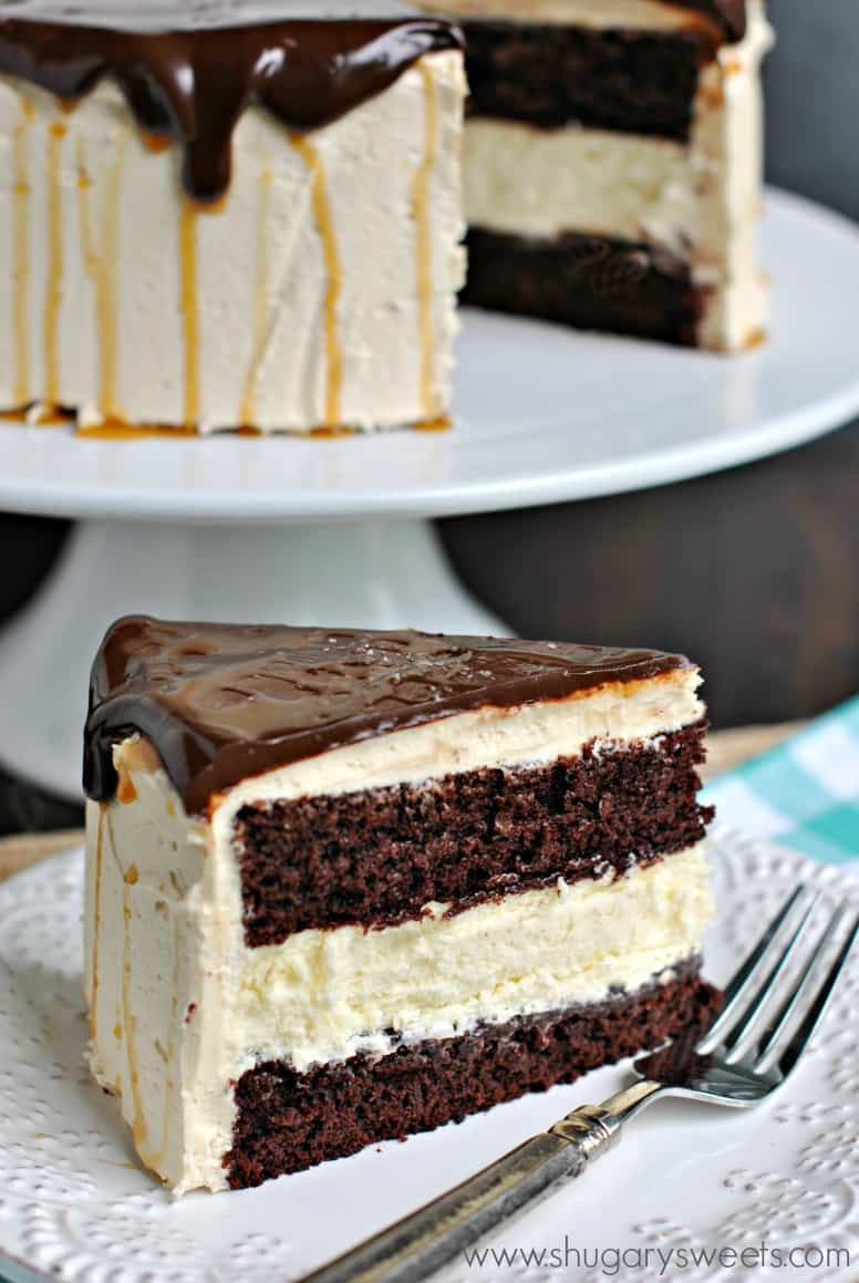 Cheesecake Cake Recipe
 Salted Caramel Chocolate Cheesecake Cake Shugary Sweets