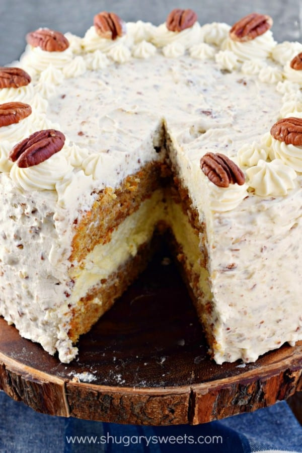 Cheesecake Cake Recipe
 Carrot Cake Cheesecake Cake Shugary Sweets