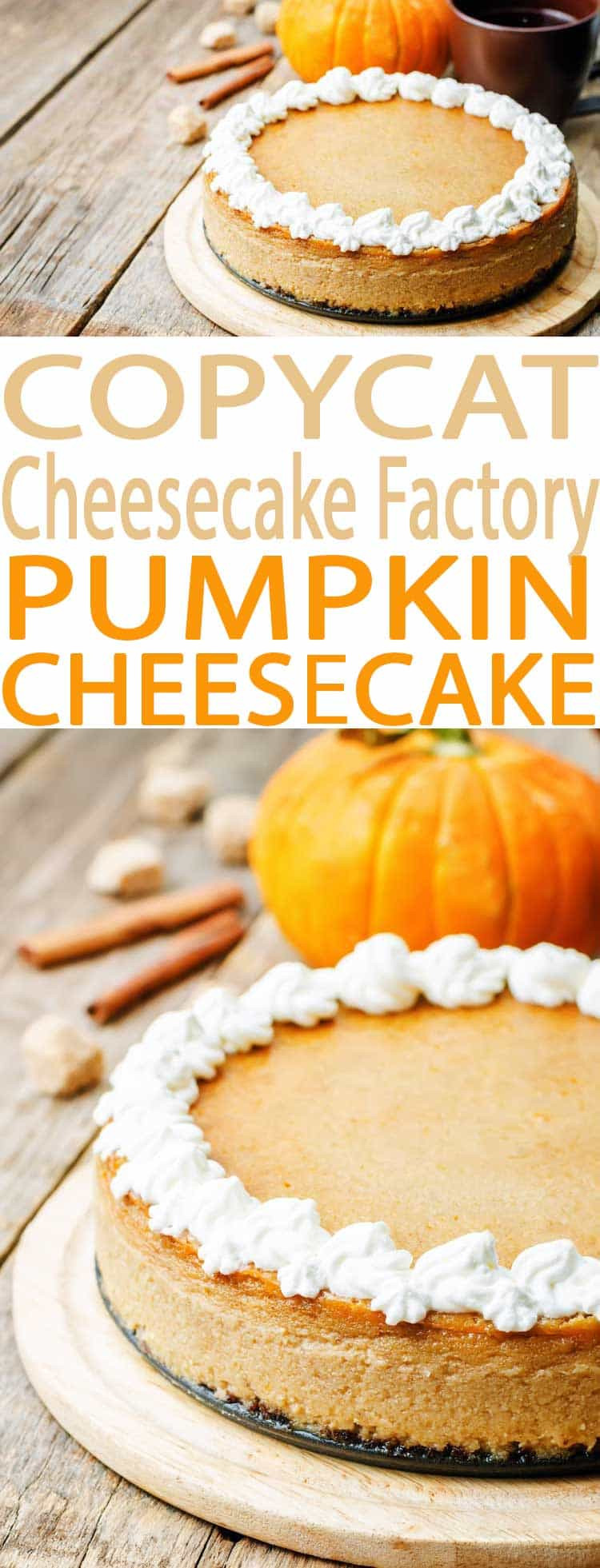 Cheesecake Factory Recipe
 Pumpkin Cheesecake A Cheesecake Factory Menu Favorite