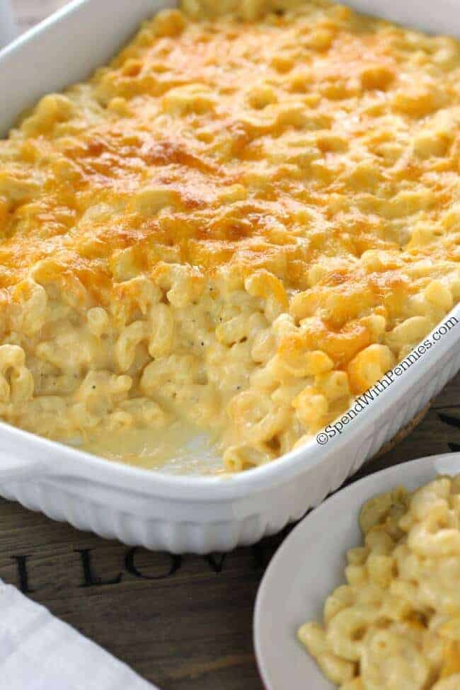 Cheesy Baked Macaroni And Cheese Recipe
 Creamy Macaroni and Cheese Casserole Spend With Pennies