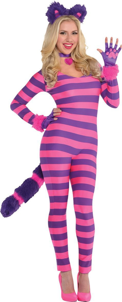 Cheshire Cat DIY Costume
 Adult Lady Cheshire Kitty Cat Costume Party City With