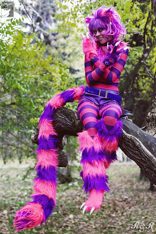 Cheshire Cat DIY Costume
 random disney Awesome cosplay makeup Alice In Wonderland