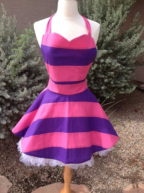 Cheshire Cat DIY Costume
 Cheshire Cat apron dress by AJsCafe on Etsy