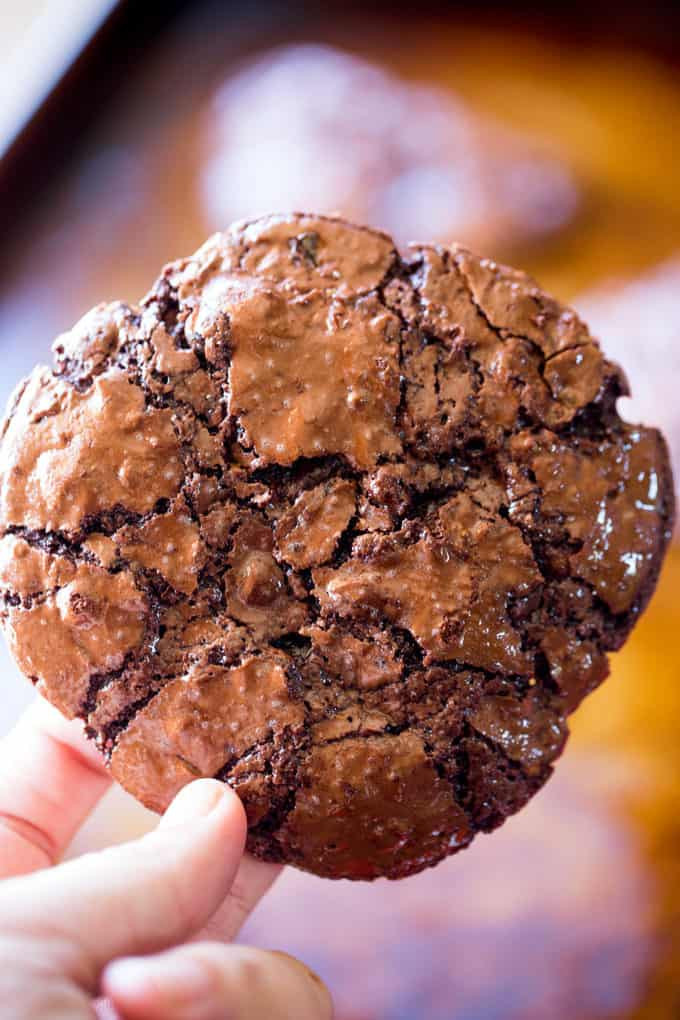 Chewy Chocolate Cookies Recipes
 Flourless Chocolate Chewy Cookies Dinner then Dessert