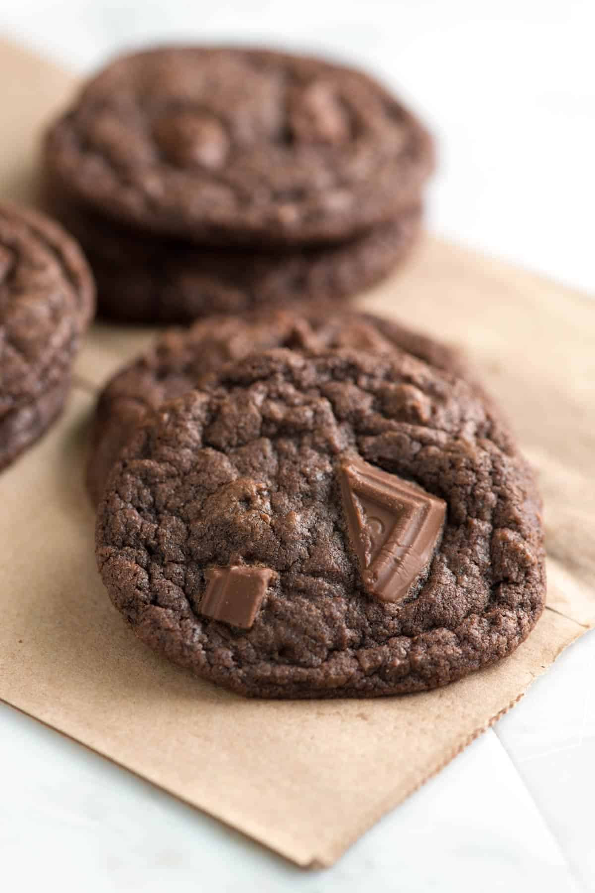Chewy Chocolate Cookies Recipes
 Easy Chewy Double Chocolate Cookies Recipe