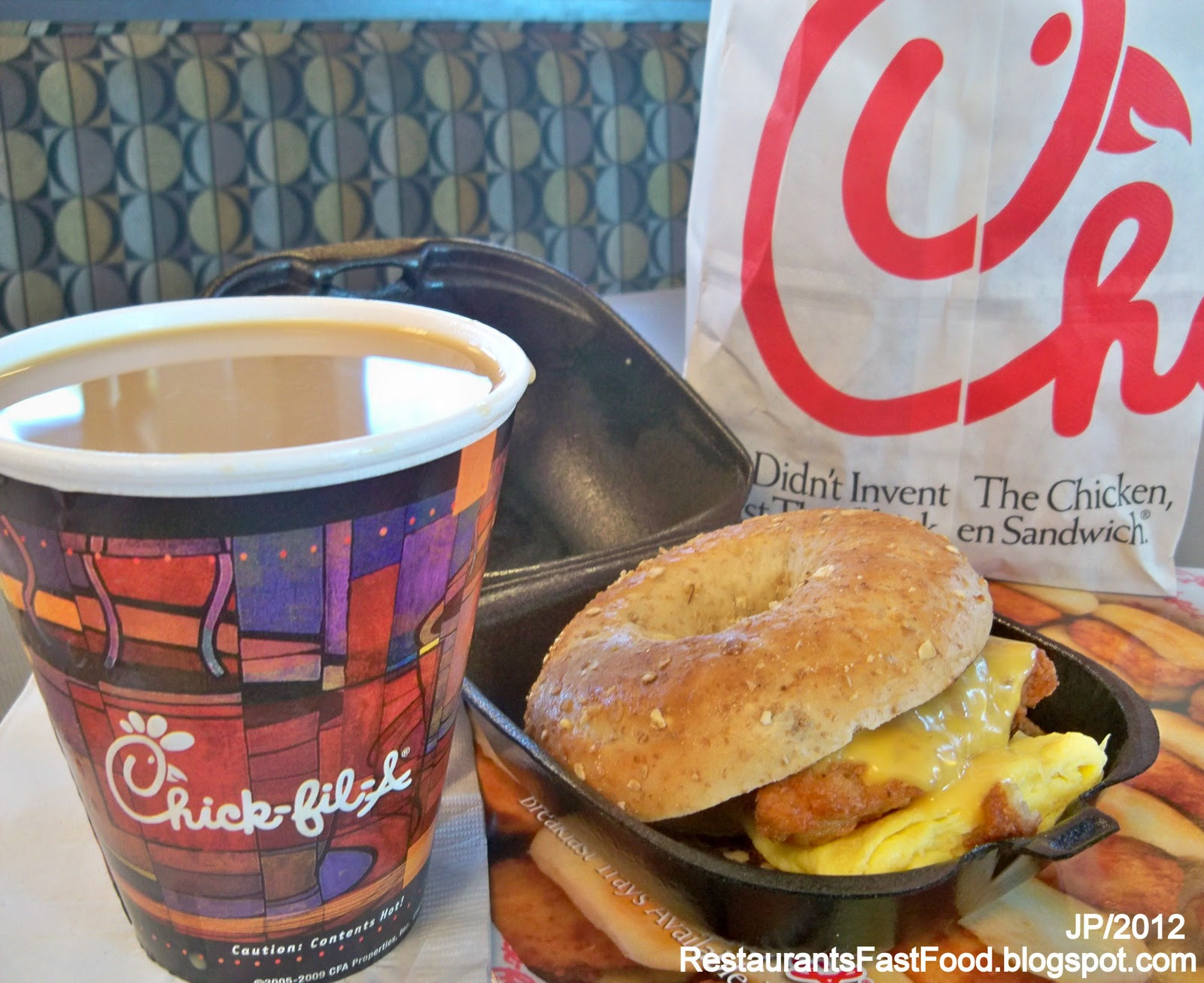 Chick Fil A Bacon Egg &amp; Cheese Biscuit
 AUBURN ALABAMA Opelika Lee University Restaurant Bank Dr