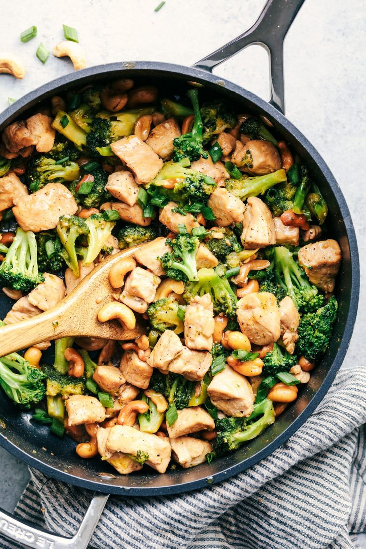 Chicken And Broccoli Recipes Low Calorie
 This Cashew Chicken and Broccoli Is Better than Takeout