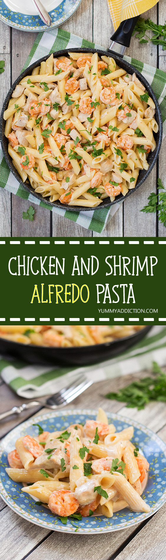 Chicken And Shrimp Alfredo Pasta Recipe
 The Best Chicken and Shrimp Alfredo Pasta Recipe
