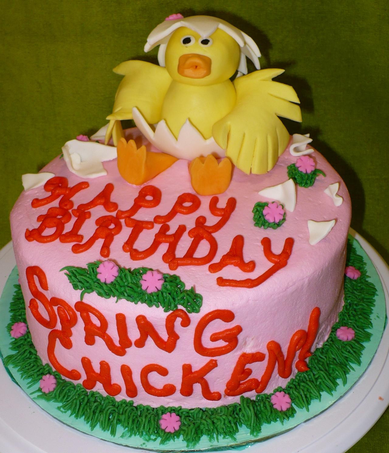 Chicken Birthday Cake
 Sugar Lump Cakes Birthday Cakes