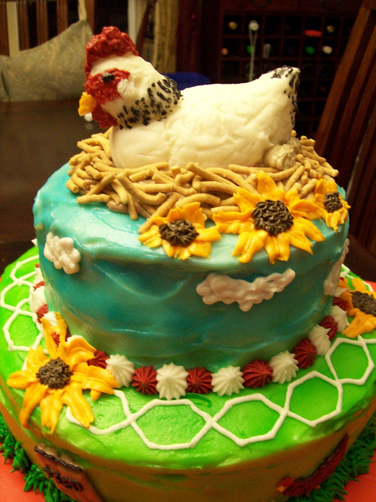 Chicken Birthday Cake
 The Cake Bowtique Creative Cakes Gallery October 2010