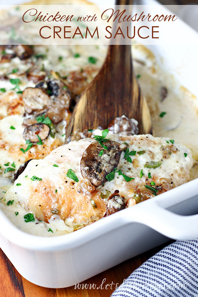 Chicken Breast And Mushroom Soup
 Baked Chicken Breasts with Mushroom Cream Sauce