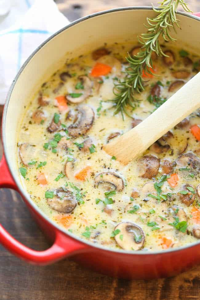 Chicken Breast And Mushroom Soup
 10 Leftover Chicken Recipes • A Joyfully Mad Kitchen