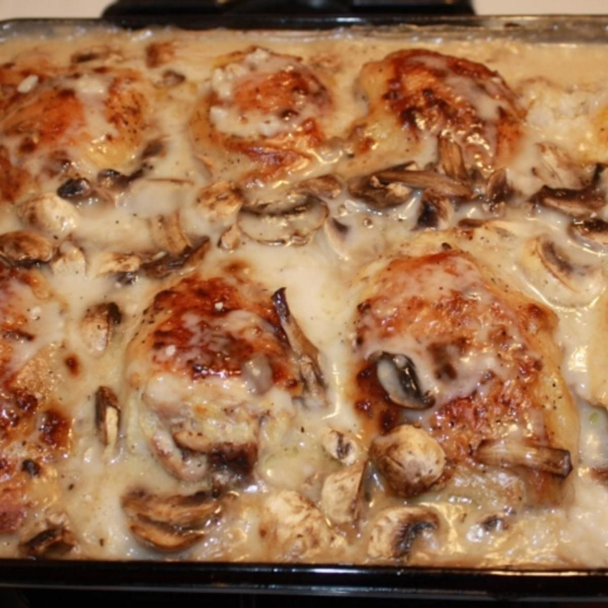 Chicken Breast And Mushroom Soup
 Smothered Chicken with Rice Recipe