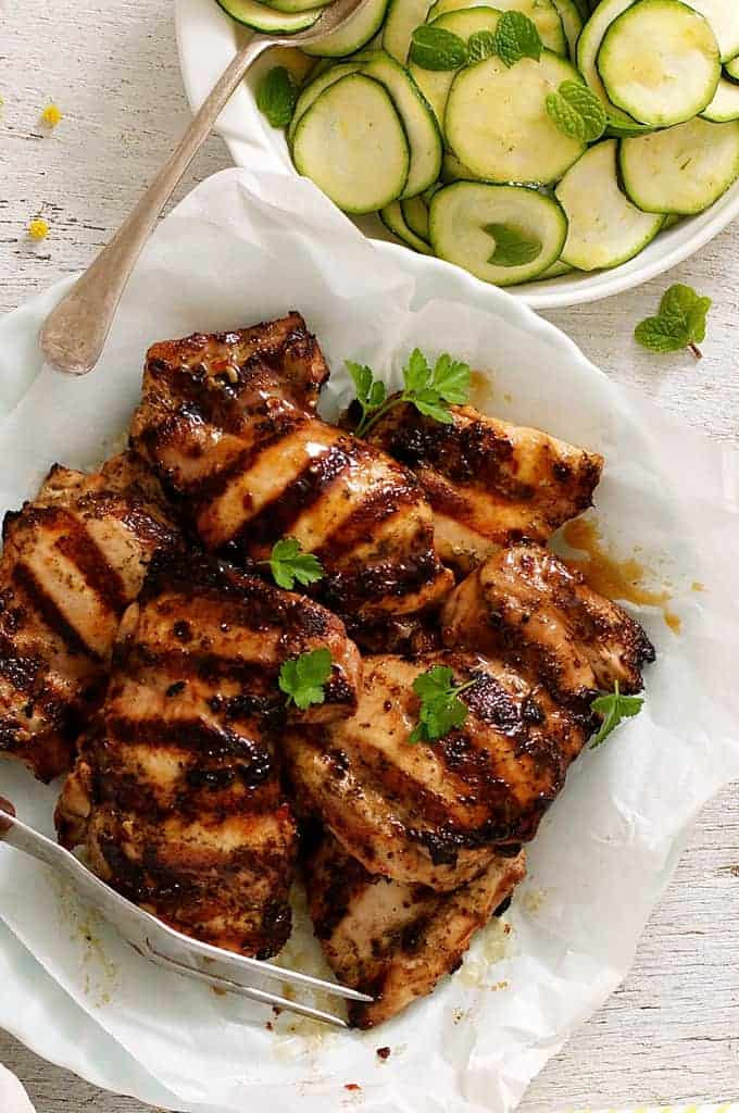 Chicken Breasts Italian Dressing
 Italian Marinated Grilled Chicken with Zucchini