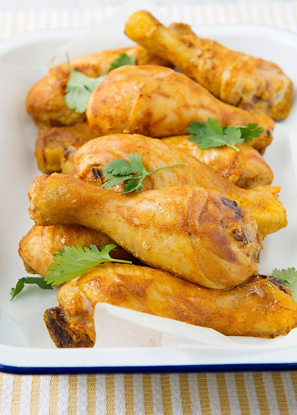 Chicken Drumstick Recipes Indian
 Indian Spiced Drumsticks Baked Bree