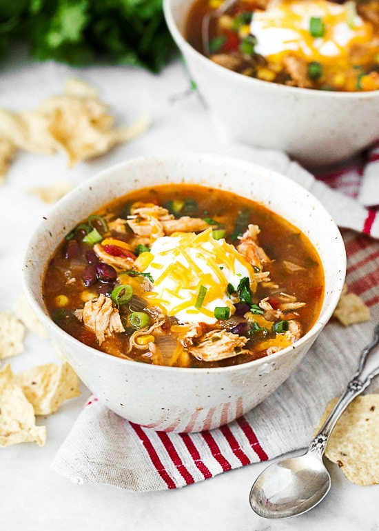 Chicken Enchilada Soup Chili'S
 Chicken Enchilada Soup Slow Cooker and Instant Pot