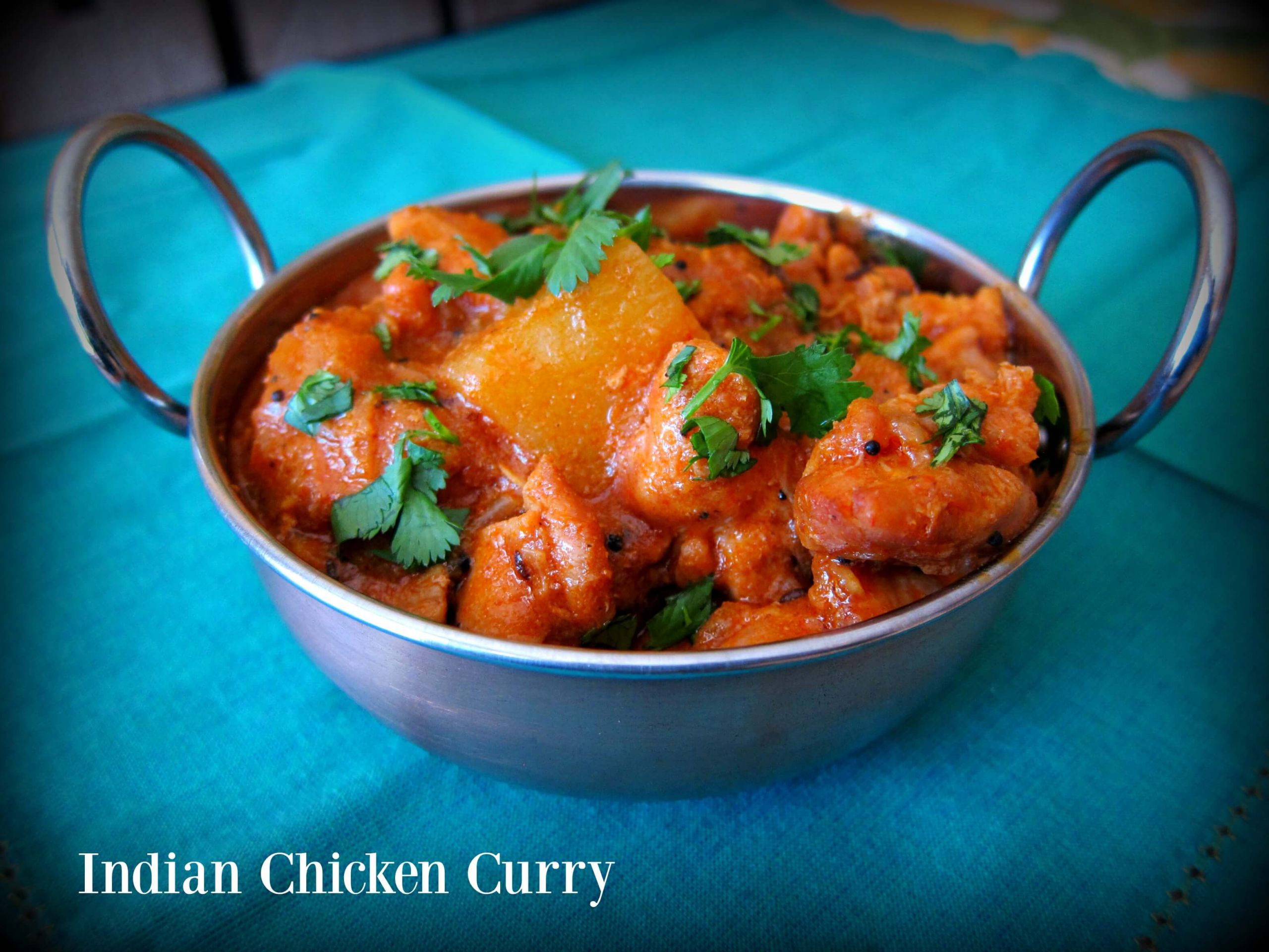 Chicken Gravy Indian
 Indian Chicken Curry Paint The Kitchen Red