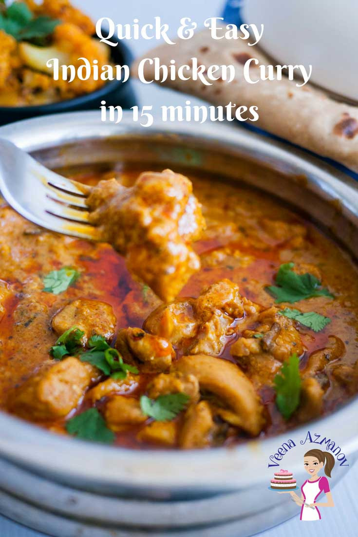 Chicken Gravy Indian
 Quick and Easy Indian Chicken Curry in 15 minutes Veena