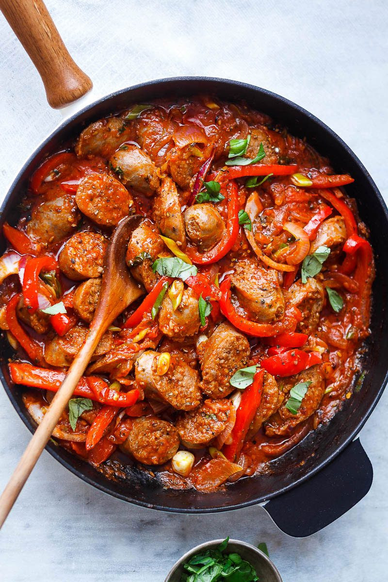 Chicken Italian Sausage
 Italian Sausage and Peppers Recipe — Eatwell101