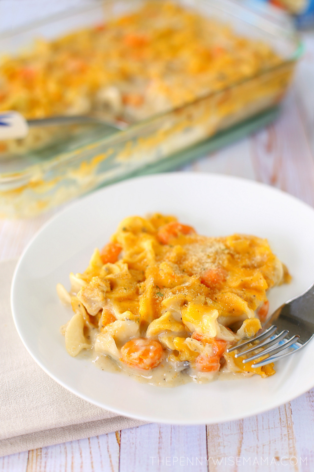 Chicken Noodle Casserole Easy
 Cheesy Chicken Noodle Casserole The PennyWiseMama