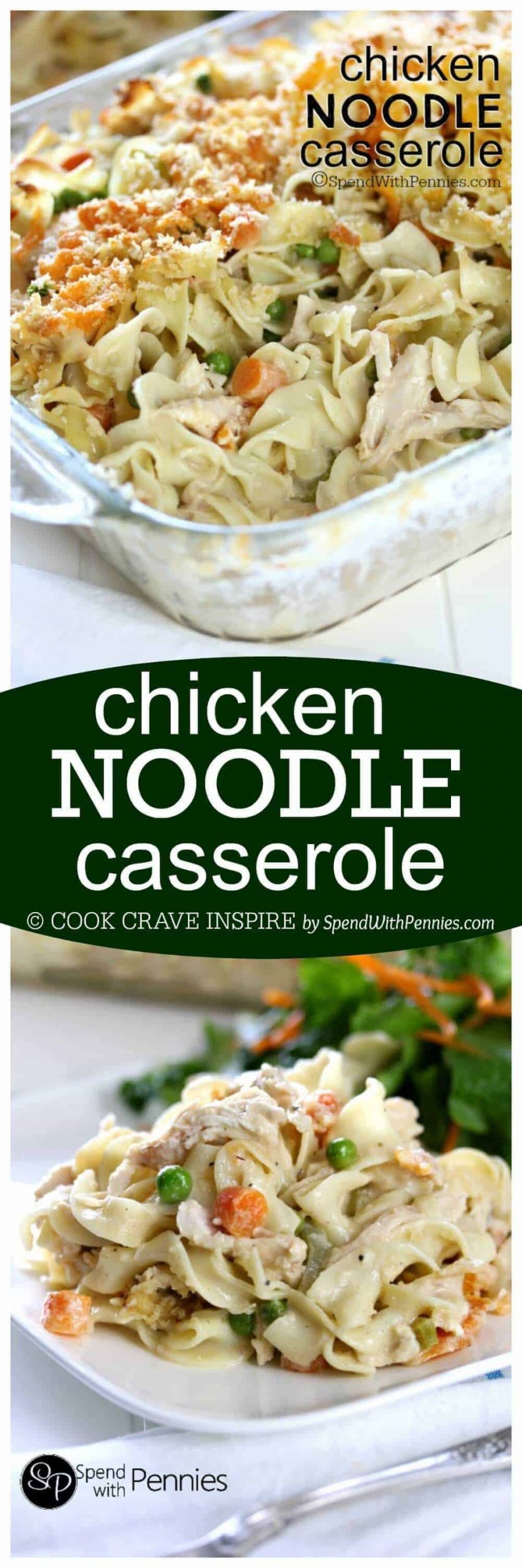 Chicken Noodle Casserole Easy
 Chicken Noodle Casserole from Scratch