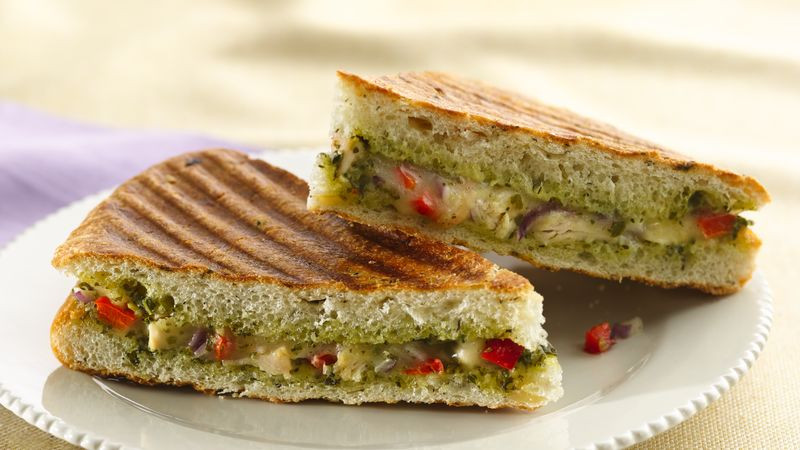 Chicken Pesto Panini
 Chicken Pesto Panini recipe from Betty Crocker