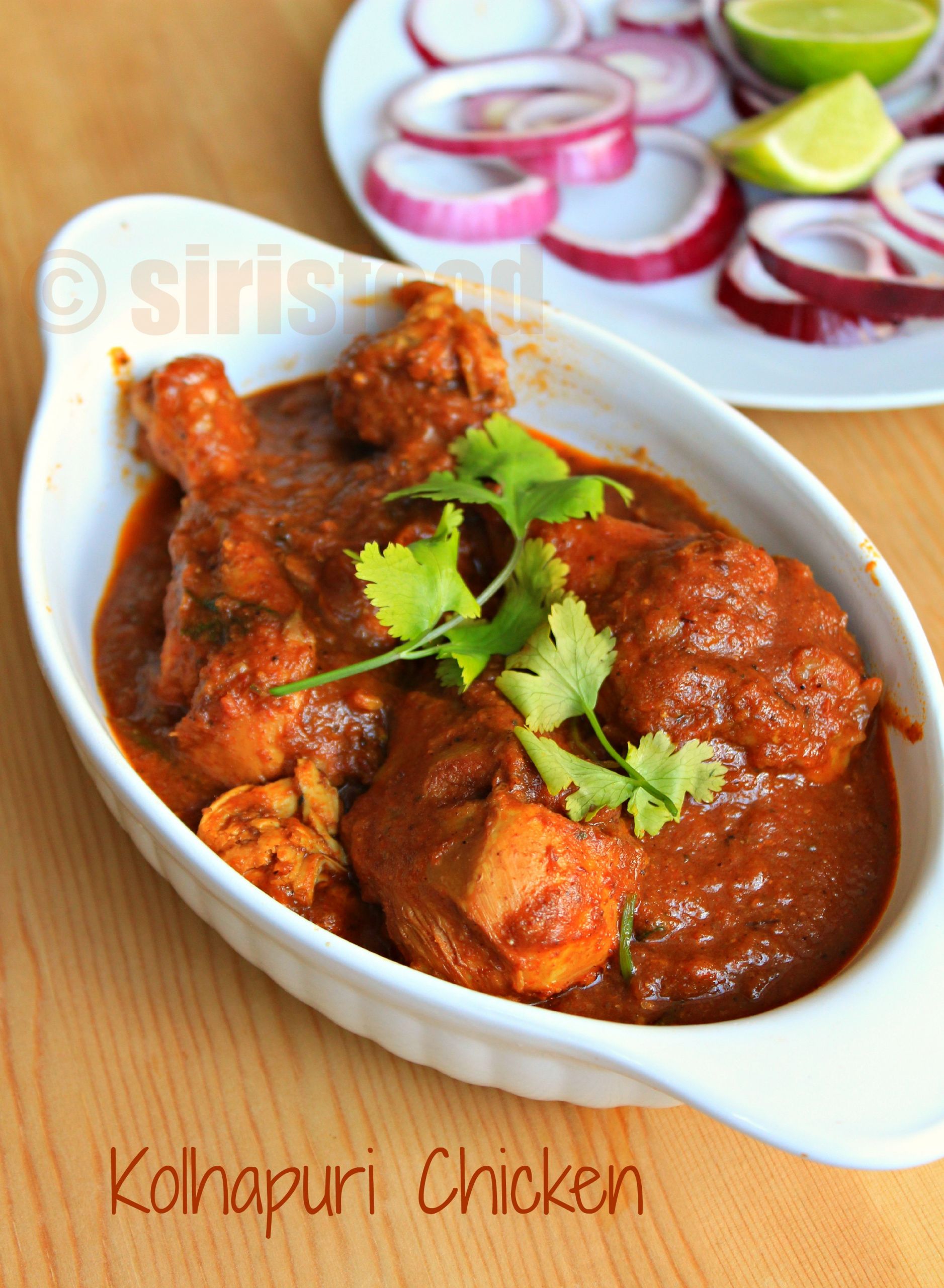 Chicken Recipes Indian
 Kolhapuri Chicken Curry Indian Chicken Recipes Sirisfood
